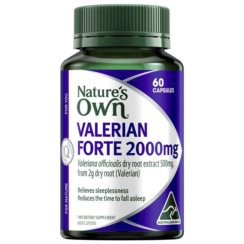 Nature’s Own Valerian Forte 2000mg 60 Capsules