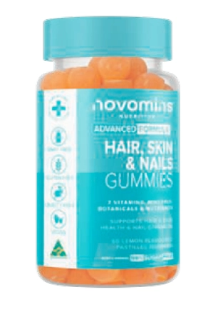 Novomins Hair, Skin & Nails Gummies 60 Pastilles