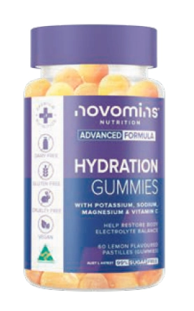 Novomins Hydration Gummies 60 Pastilles