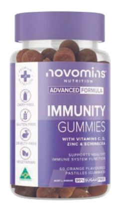 Novomins Immunity Gummies 60 Pastilles