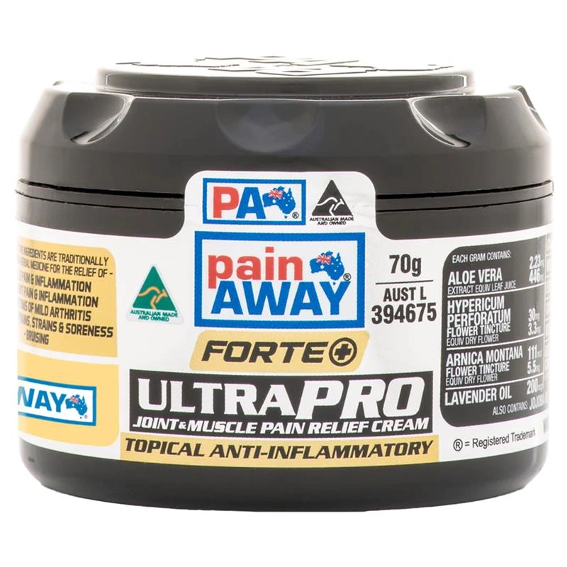 Pain Away Forte + Ultra Pro Joint & Muscle Pain Relief Cream 70g