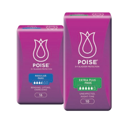 Poise Pads Range