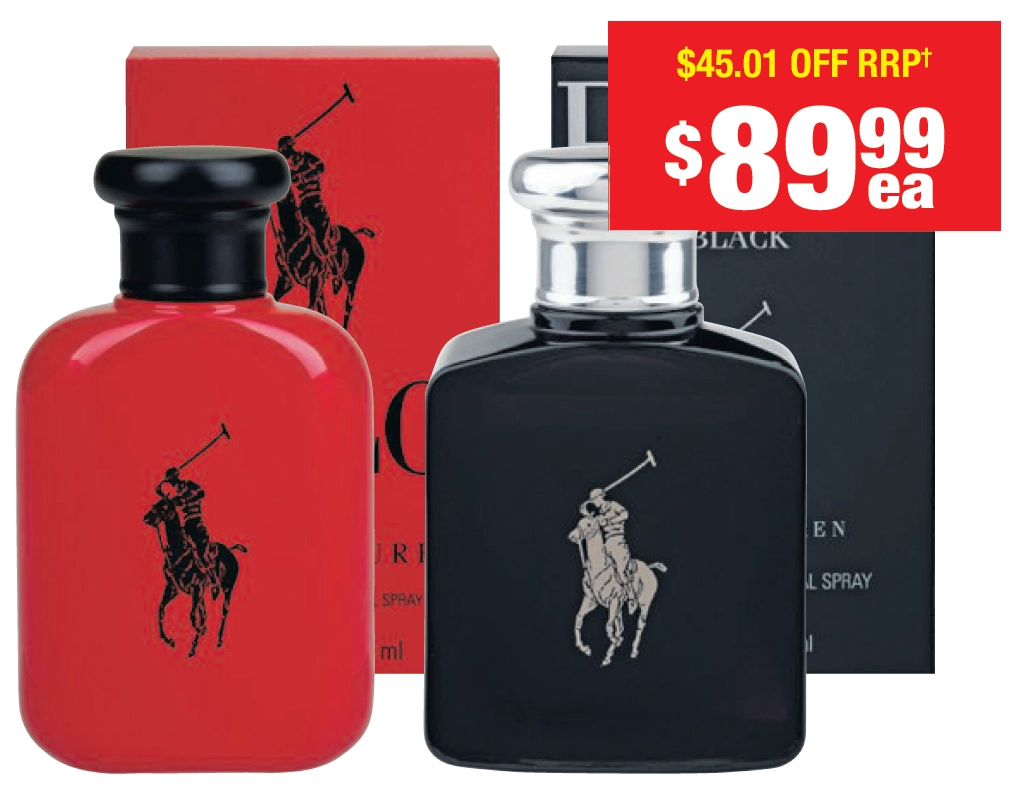 Ralph Lauren Polo Red or Black 75ml EDT