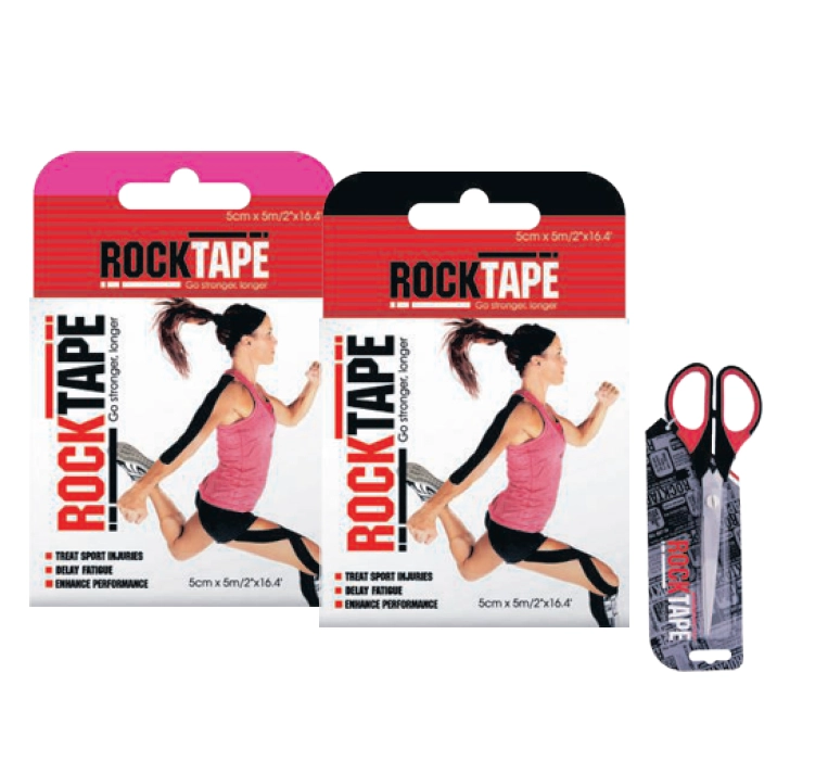 Rocktape Kinesiology Tape 5cm x 5m Assorted Variants