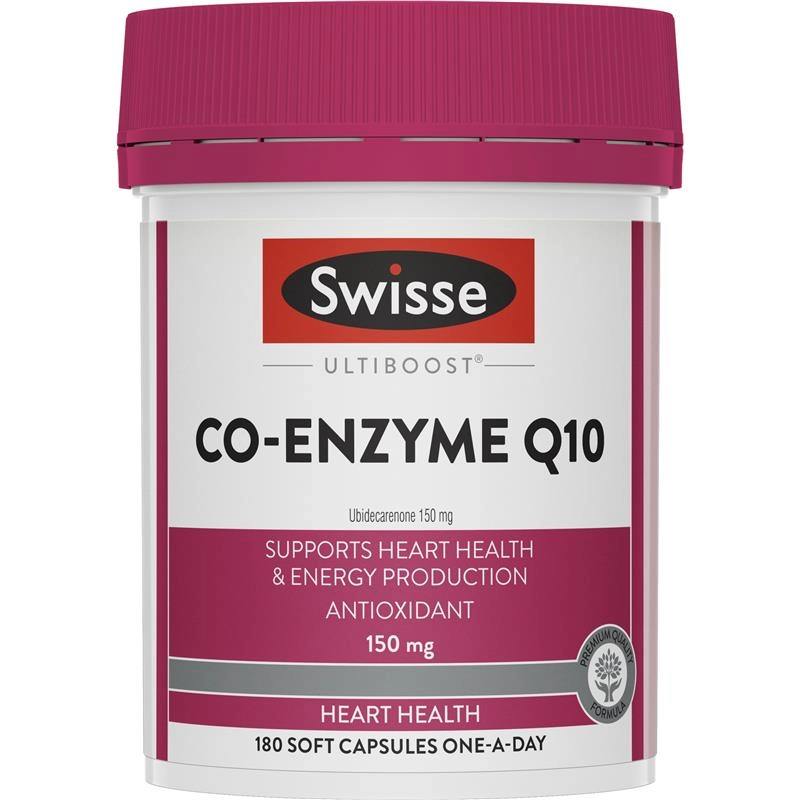 Swisse Ultiboost Co-Enzyme Q10 180 Capsules