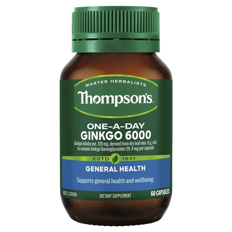 Thompson’s One-A-Day Ginkgo 6000 60 Capsules