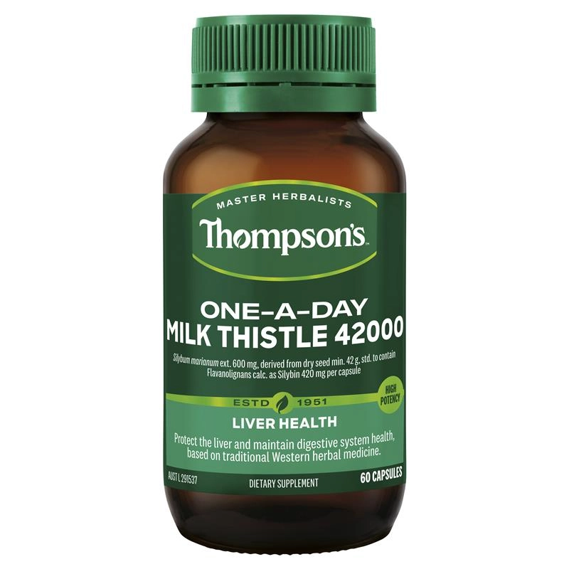 Thompson’s One-A-Day Milk Thistle 42000 60 Capsules