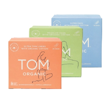 Tom Organic Pads & Liners Assorted Variants