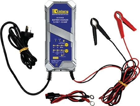 Century 12V 1/8/12A 9 Stage Lithium Battery Charger