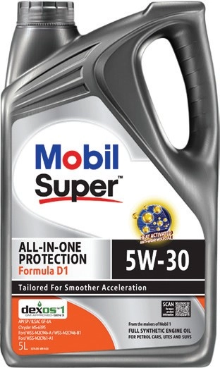 Mobil Super All-In-One Formula D1 Engine Oil