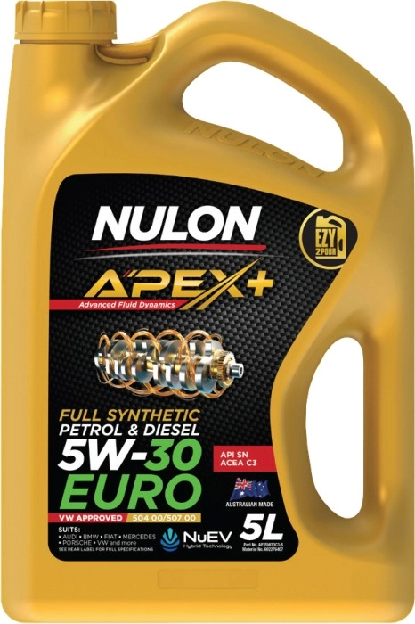 Nulon APEX+ Euro Petrol & Diesel Engine Oil