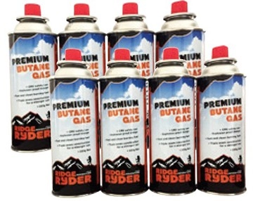 Ridge Ryder 4 Pack Butane Gas Cannisters