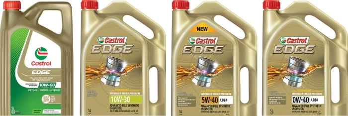 Selected Castrol 5L Edge Engine Oils^