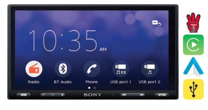 Sony 6.95” Apple CarPlay & Android™ Auto Media Player