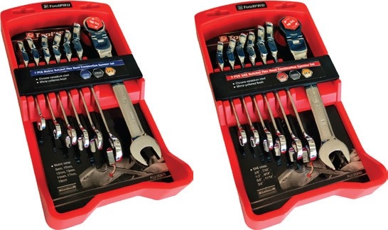 ToolPRO 7 Pce Flex Head Ratchet Spanners