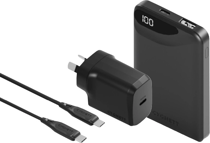 Cygnett ChargePlus 5K Powerbank and USB-C Charging Bundle