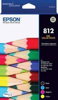 Epson 812 Ink Cartridge Value Pack