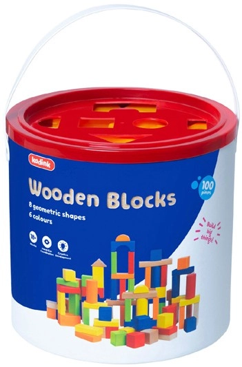 Kadink Wooden Blocks 100 Pieces