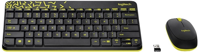 Logitech MK240 Wireless Keyboard and Mouse† - Black