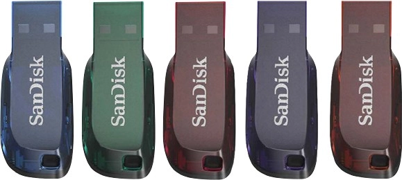 SanDisk 32GB Cruzer Blade USB Flash Drive 5 Pack