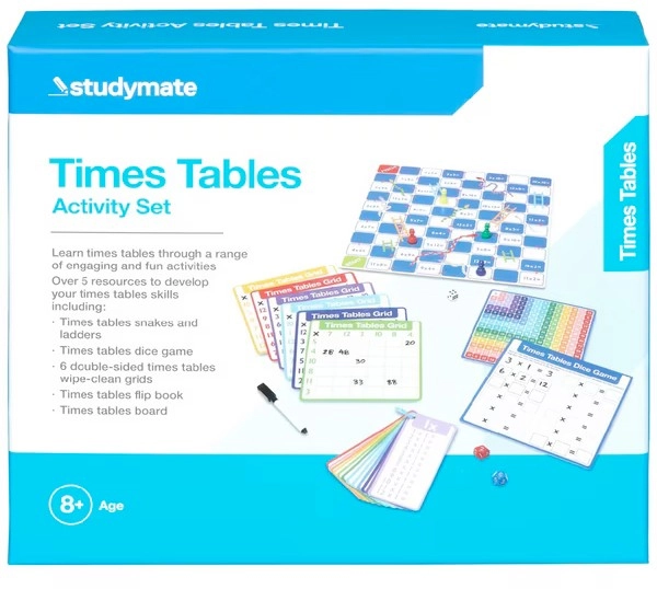 Studymate Educational Times Tables Activity Set