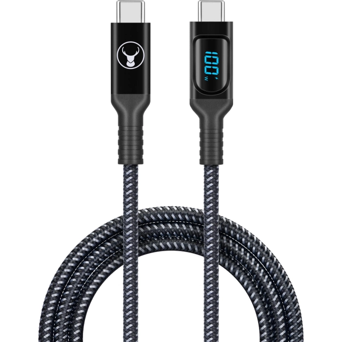 Bonelk USB-C to USB-C LongLife Digital Cable 100W 1.5m (Black)