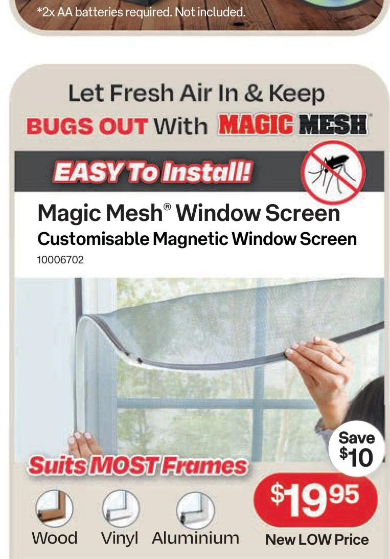 Magic Mesh® Window Screen