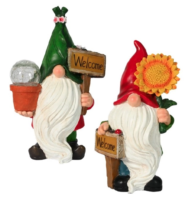 Mirabella Garden Décor Solar Gnome