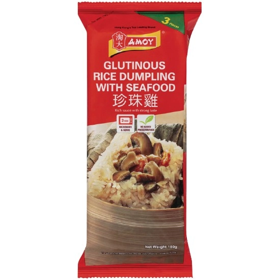 Amoy Glutinous Rice Dumpling 180g Pk 3 – From the Freezer