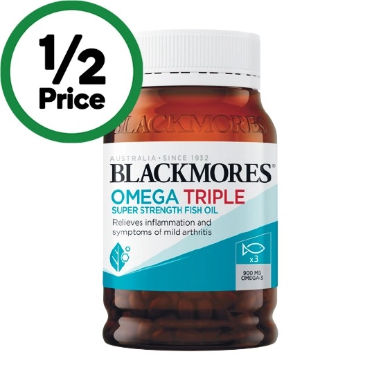 Blackmores Omega Triple Super Strength Fish Oil Pk 150~