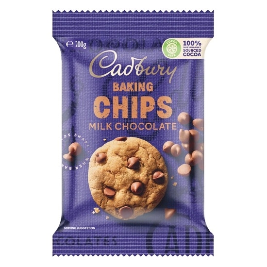 Cadbury Choc Chips or Melts 200-225g