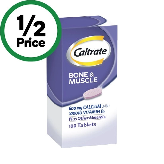 Caltrate Bone & Muscle Health Capsules Pk 100~