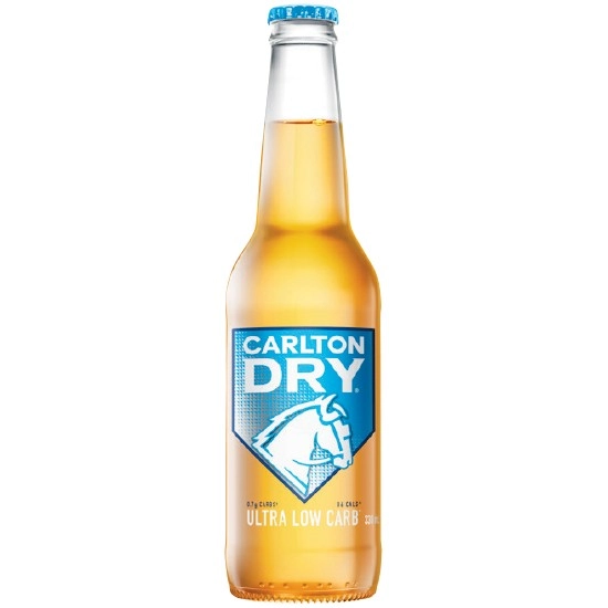 Carlton Dry Ultra Low Carb Bottles 24x330ml