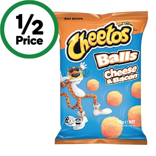 Cheetos Cheese & Bacon Balls Snacks 90g