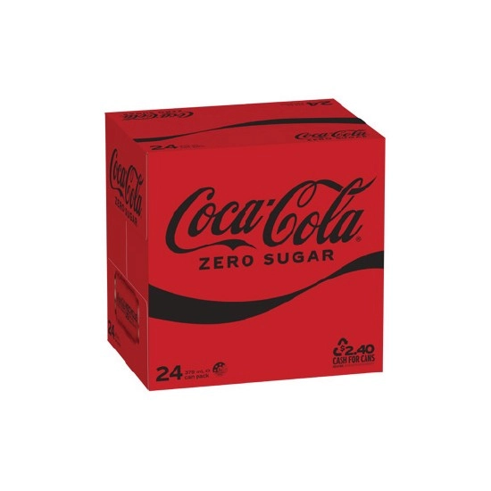 Coca-Cola Classic, Zero Sugar or Diet Soft Drink Varieties 24 x 375ml