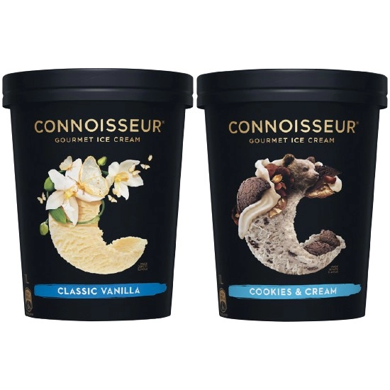 Connoisseur Ice Cream Varieties 1 Litre – From the Freezer