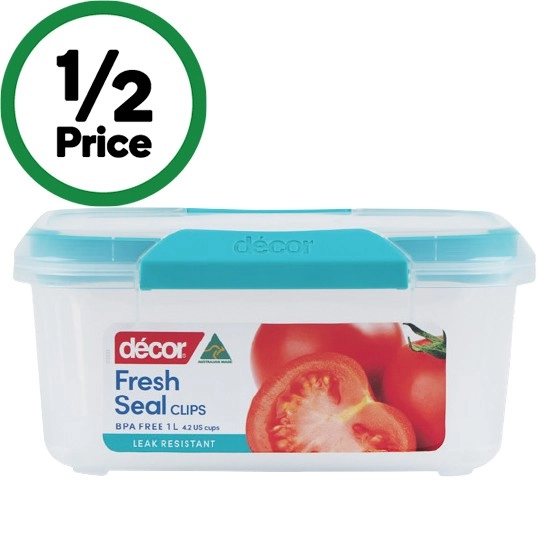 Decor Fresh Seal Clips Oblong 1 Litre