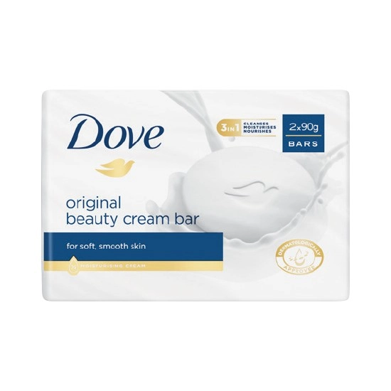 Dove Soap Bar 90g x Pk 2