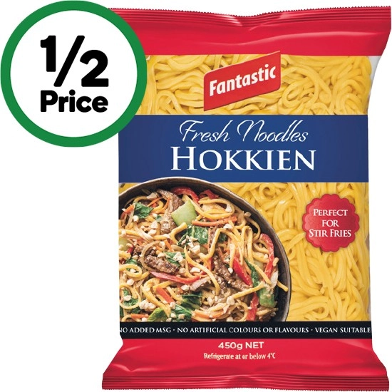 Fantastic Fresh Noodles Hokkien 450g – From the Fridge