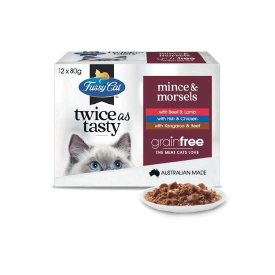 Fussy Cat Wet Cat Food Pk 12 x 80g