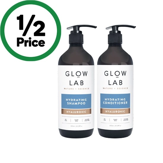 Glow Lab Shampoo or Conditioner 600ml