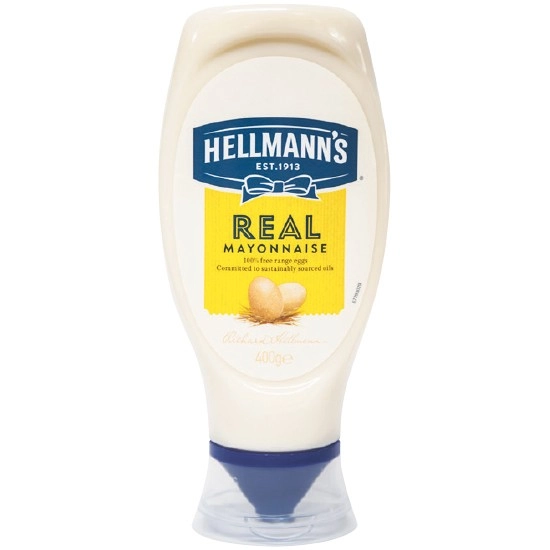 Hellmann's Real Mayonnaise Squeeze 400-432g