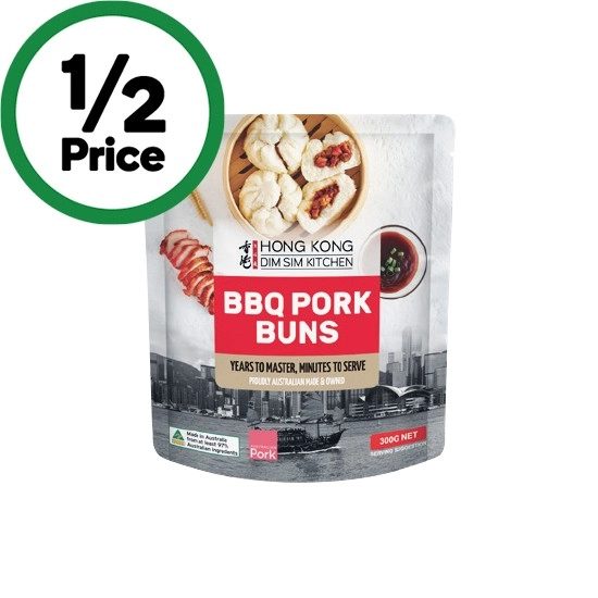 Hong Kong Kitchen BBQ Pork Buns 300g – From the Freezer