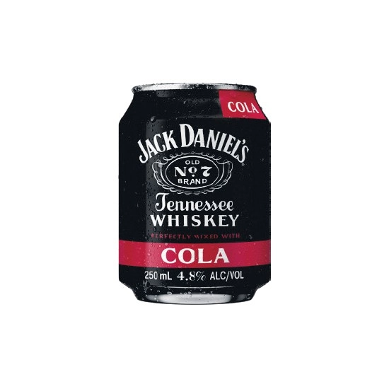 Jack Daniel’s Cola Mini Cans 4x250ml