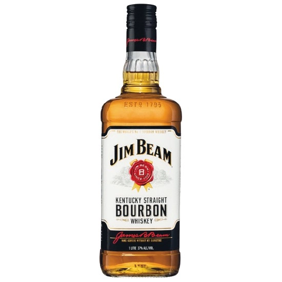 Jim Beam White Label Bourbon 1 Litre