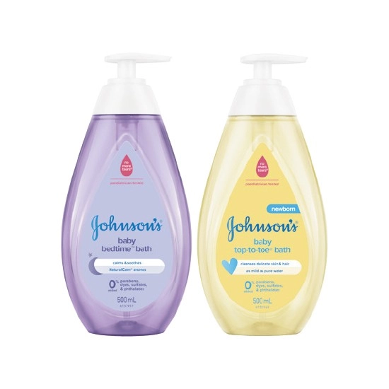 Johnson's Top-to-toe or Bedtime Baby Bath 500ml