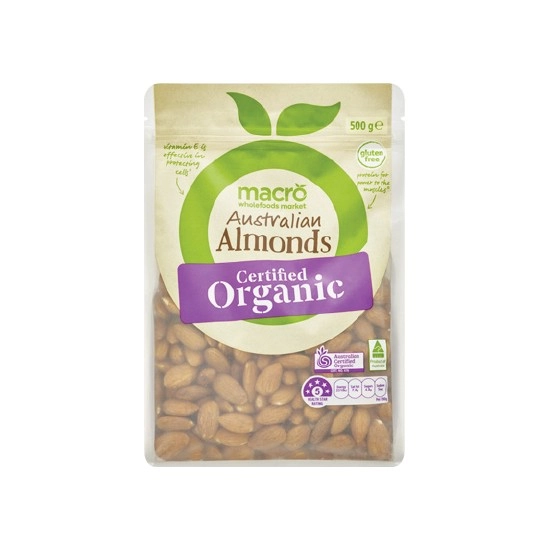 Macro Organic Almonds 500g – From the Health Food Aisle