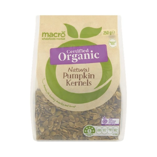 Macro Organic Natural Pumpkin Kernels 250g – From the Health Food Aisle