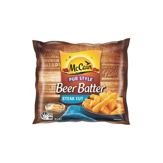 McCain Beer Batter Chips or Wedges 750g