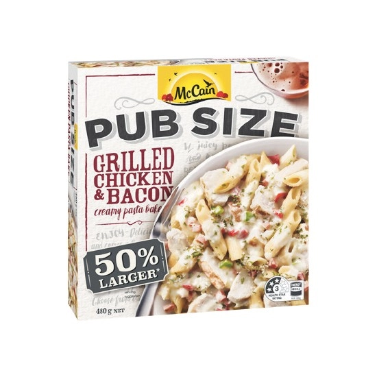 McCain Pub Size Meals 480-500g